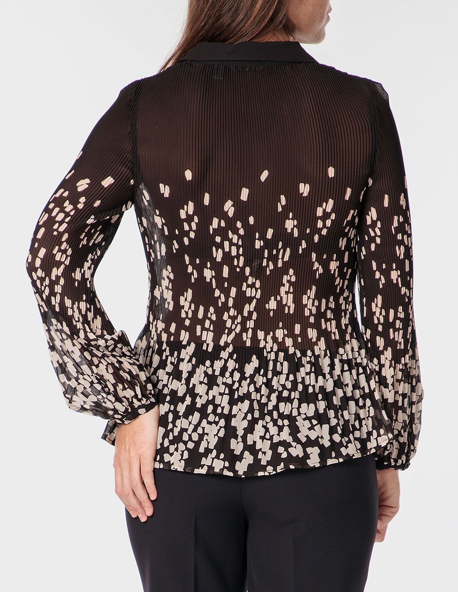 Blusa túnica manga larga para mujer 2