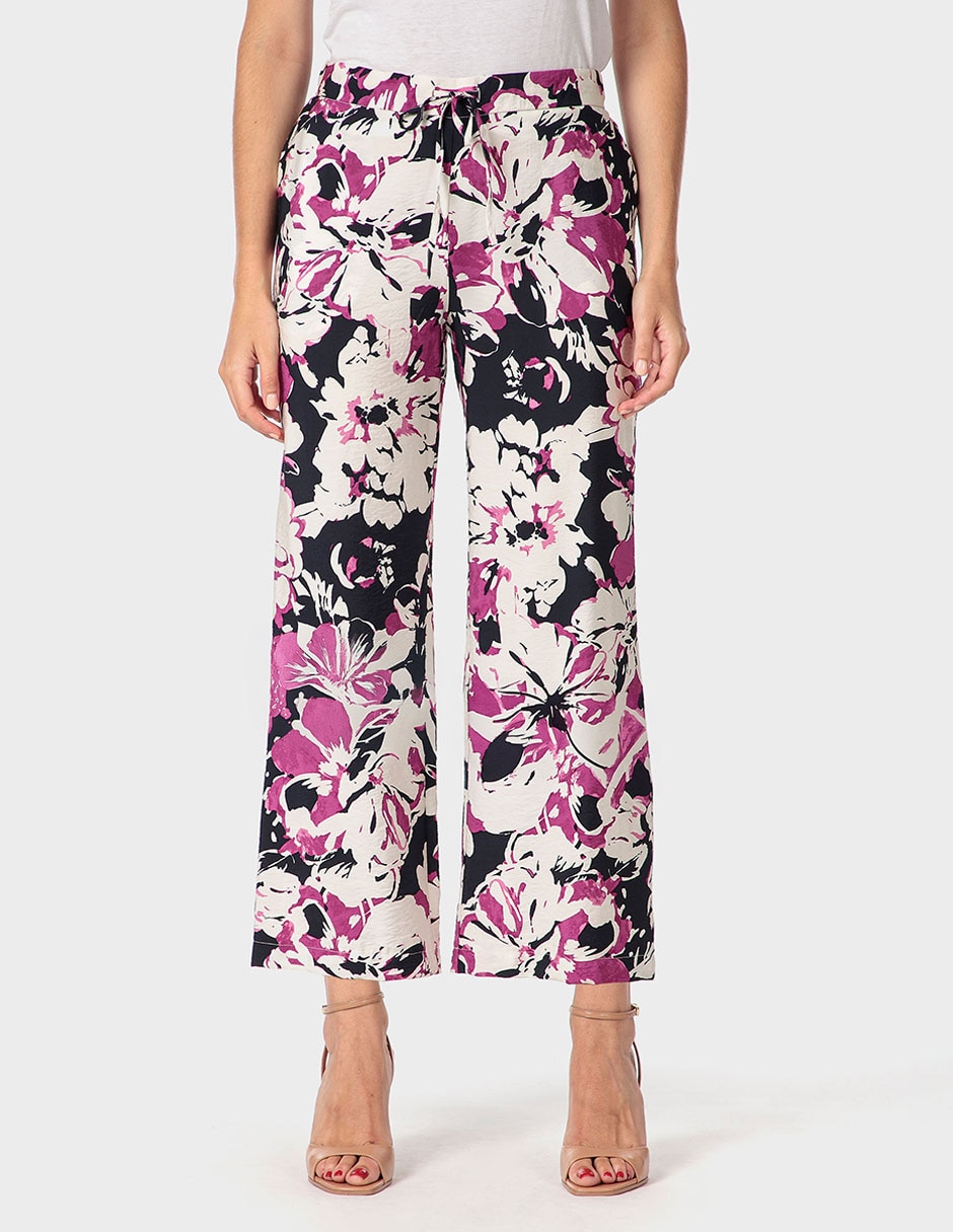 Pantalón coulotte straight para mujer