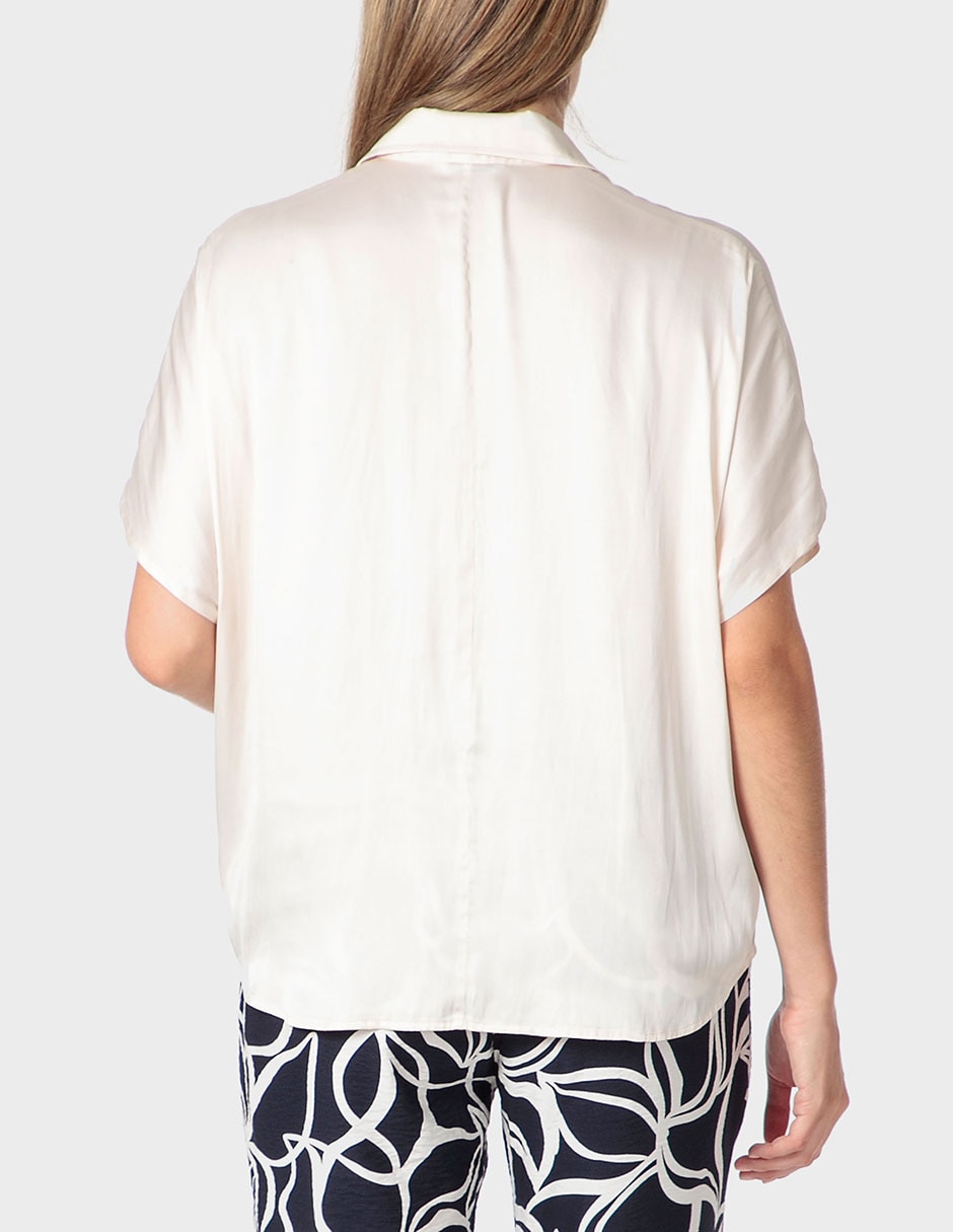 Blusa túnica manga corta para mujer 2