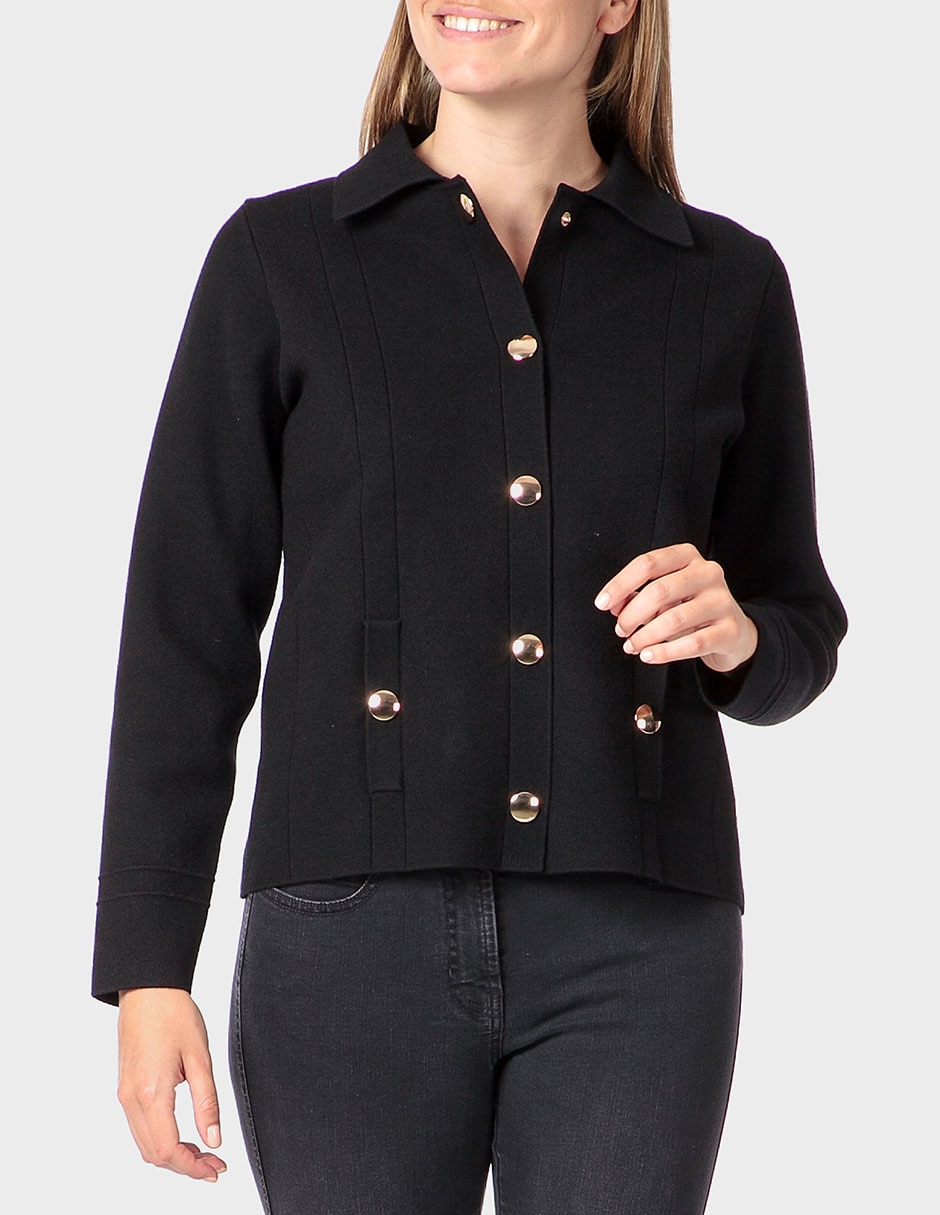 Suéter cuello camisero para mujer Suéter cuello camisero para mujer