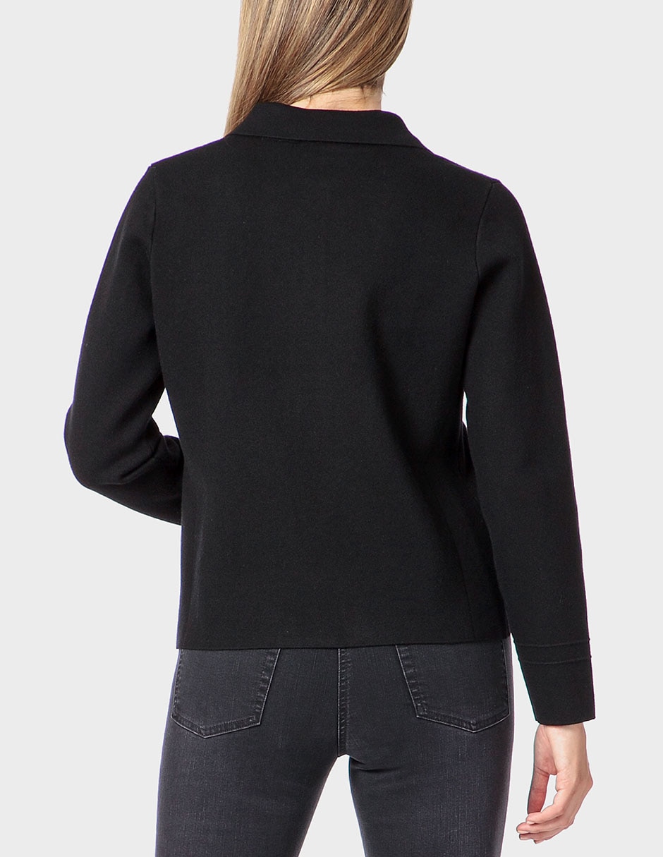 Suéter cuello camisero para mujer 2