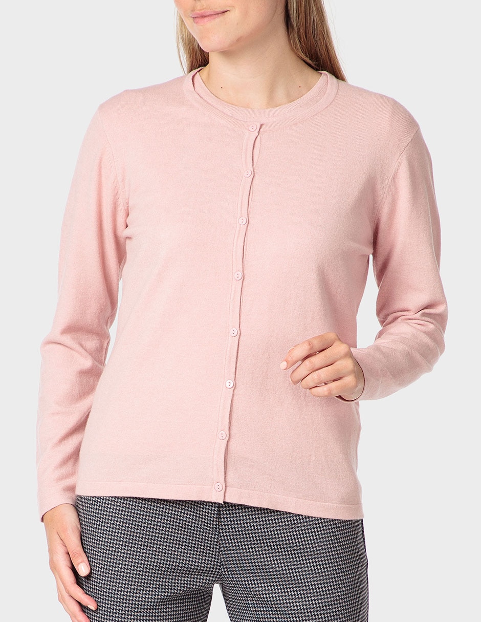 Suéter cuello redondo para mujer