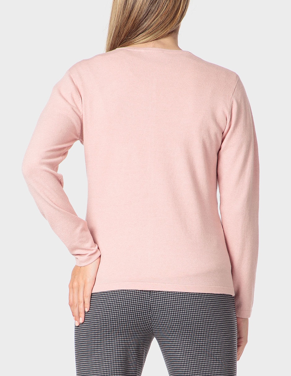 Suéter cuello redondo para mujer 2