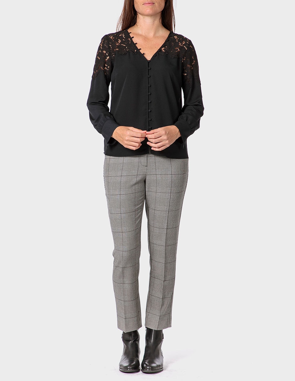 Blusa manga larga para mujer 3