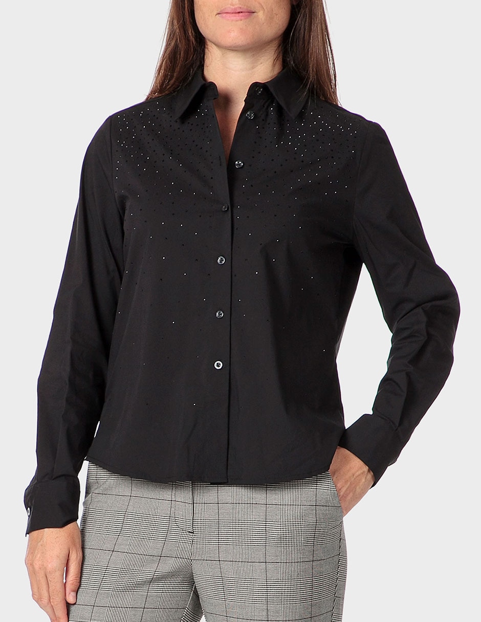 Blusa manga larga para mujer