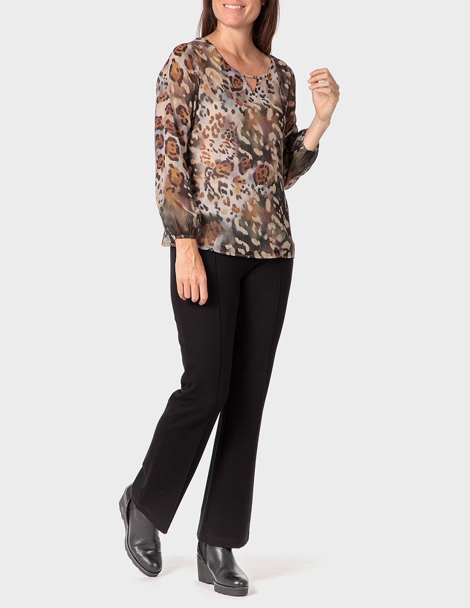Blusa túnica manga 3/4 para mujer 3