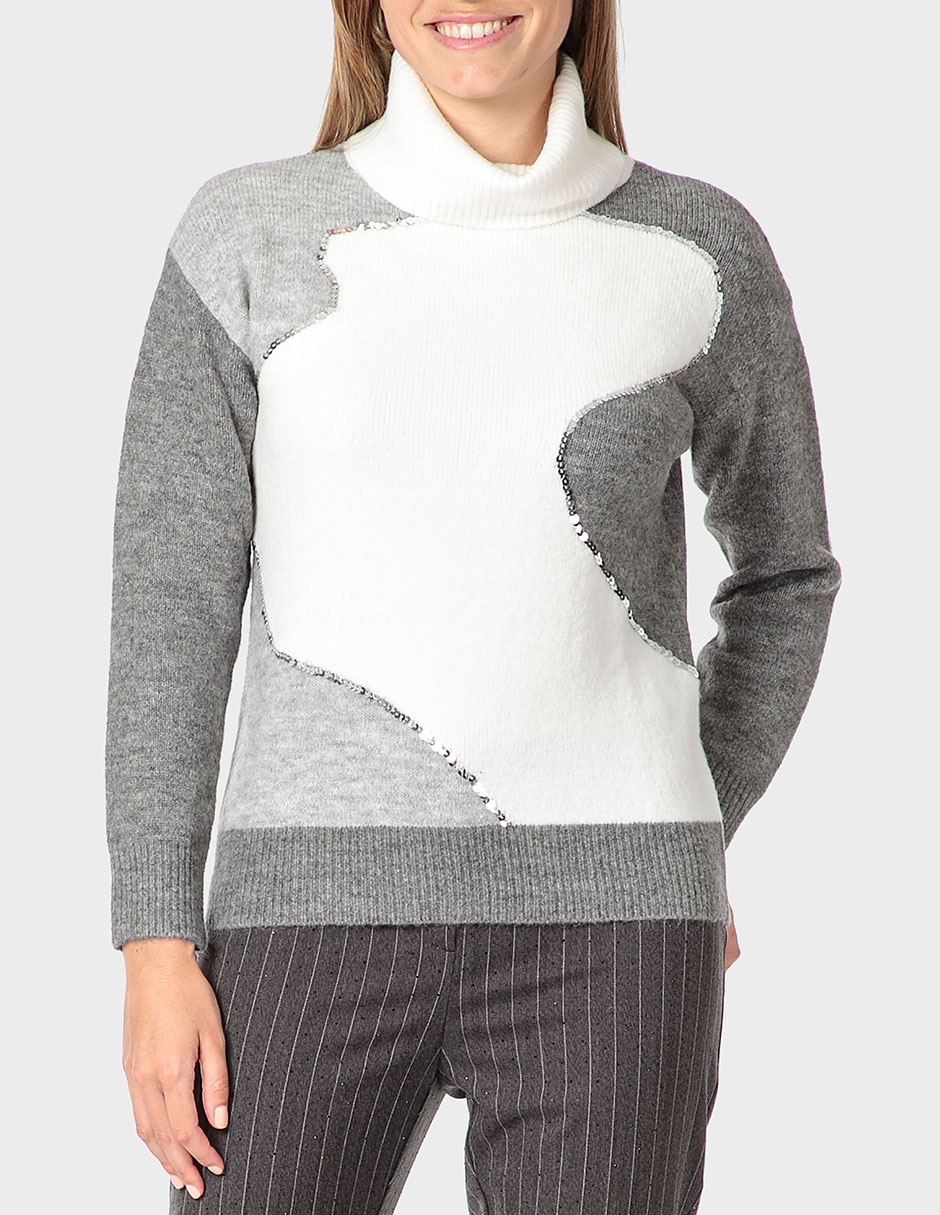 Suéter cuello de tortuga para mujer Suéter cuello de tortuga para mujer