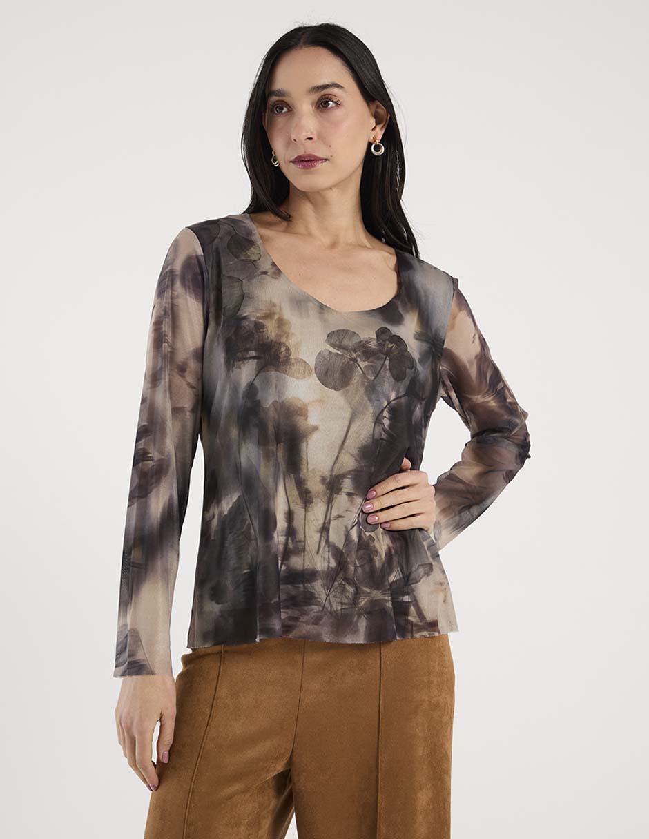 Blusa manga larga para mujer Blusa manga larga para mujer