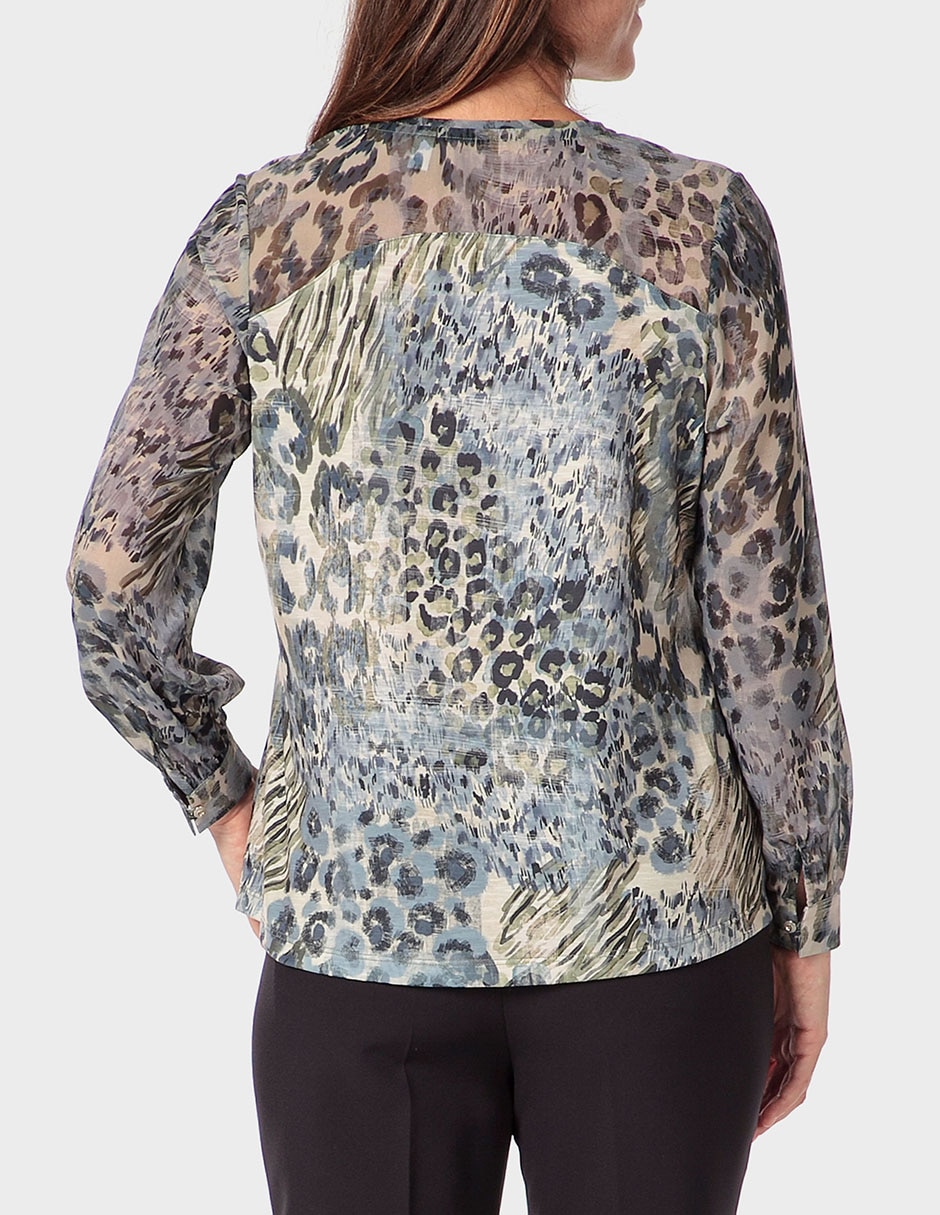 Blusa manga larga para mujer 2