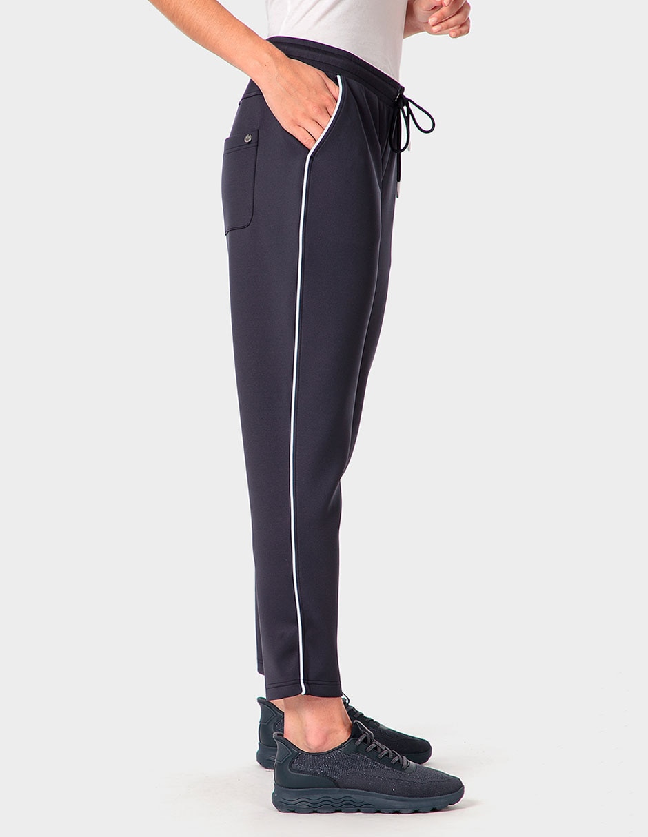 Pants regular con jareta para mujer 2