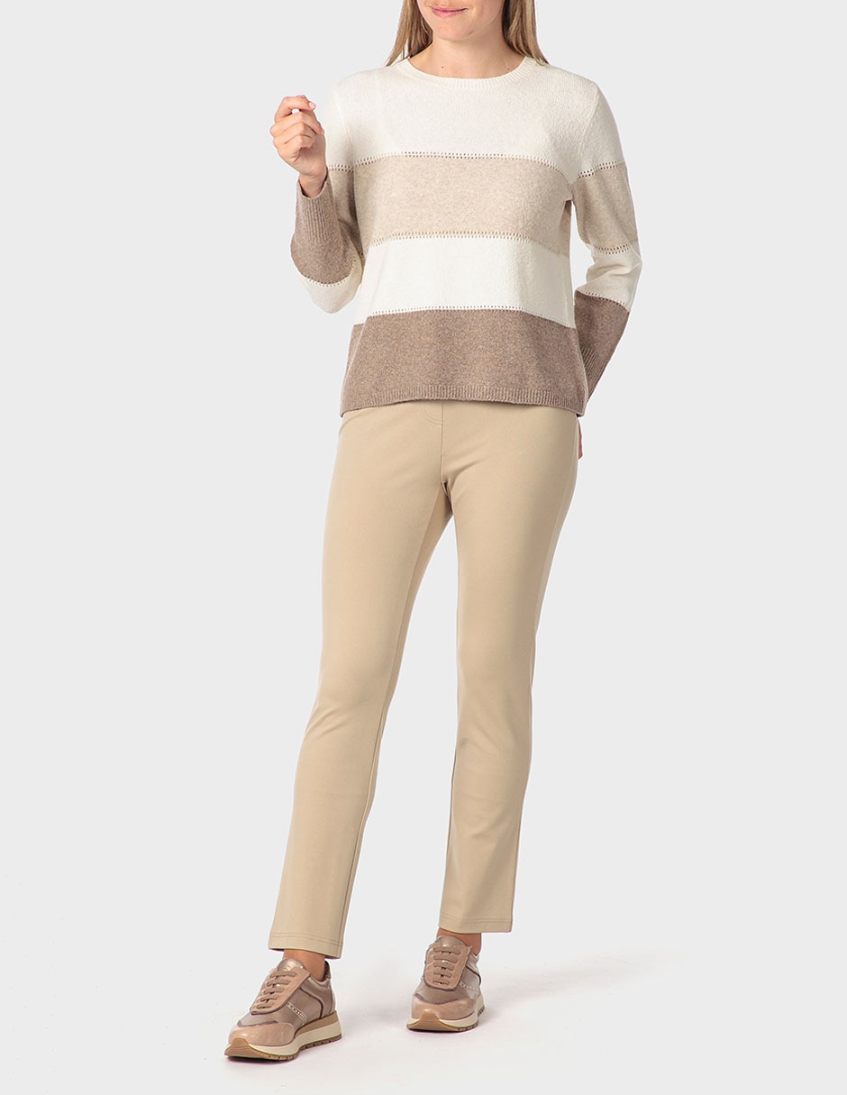 Suéter cuello redondo para mujer 3