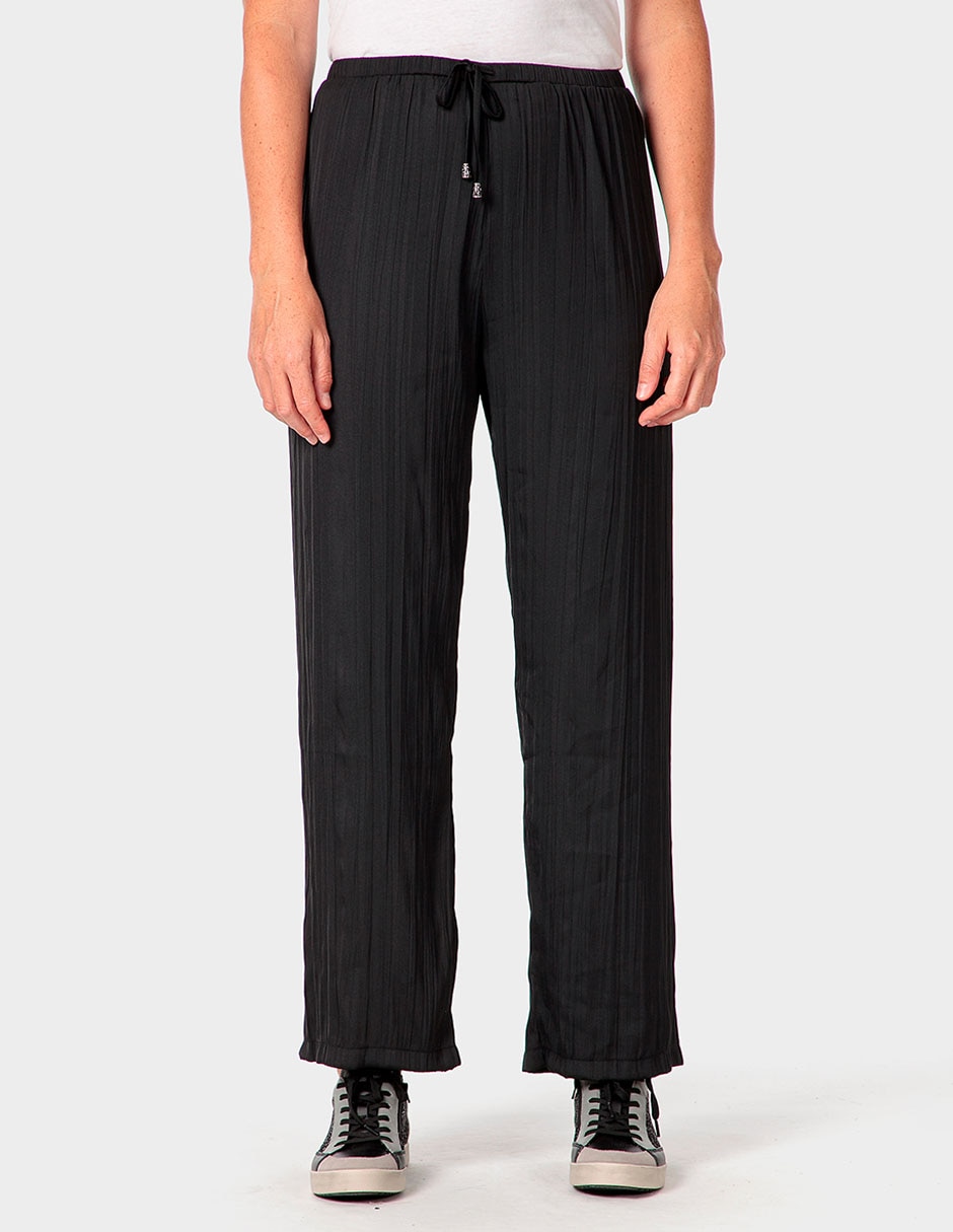 Pantalón plisado straingt para mujer