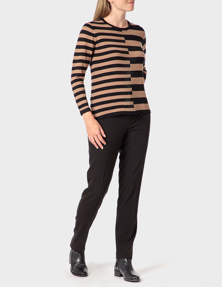 Suéter cuello redondo para mujer 3