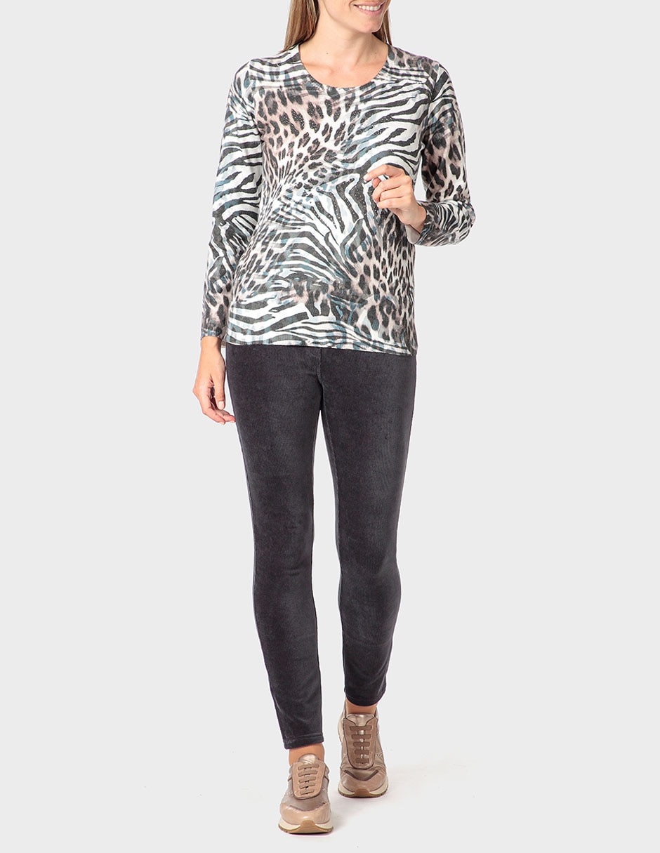 Suéter cuello redondo para mujer 3
