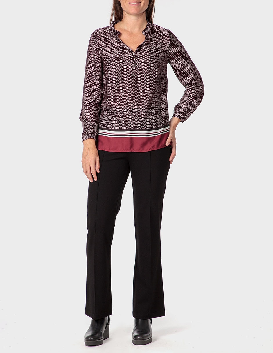 Blusa manga larga para mujer 3