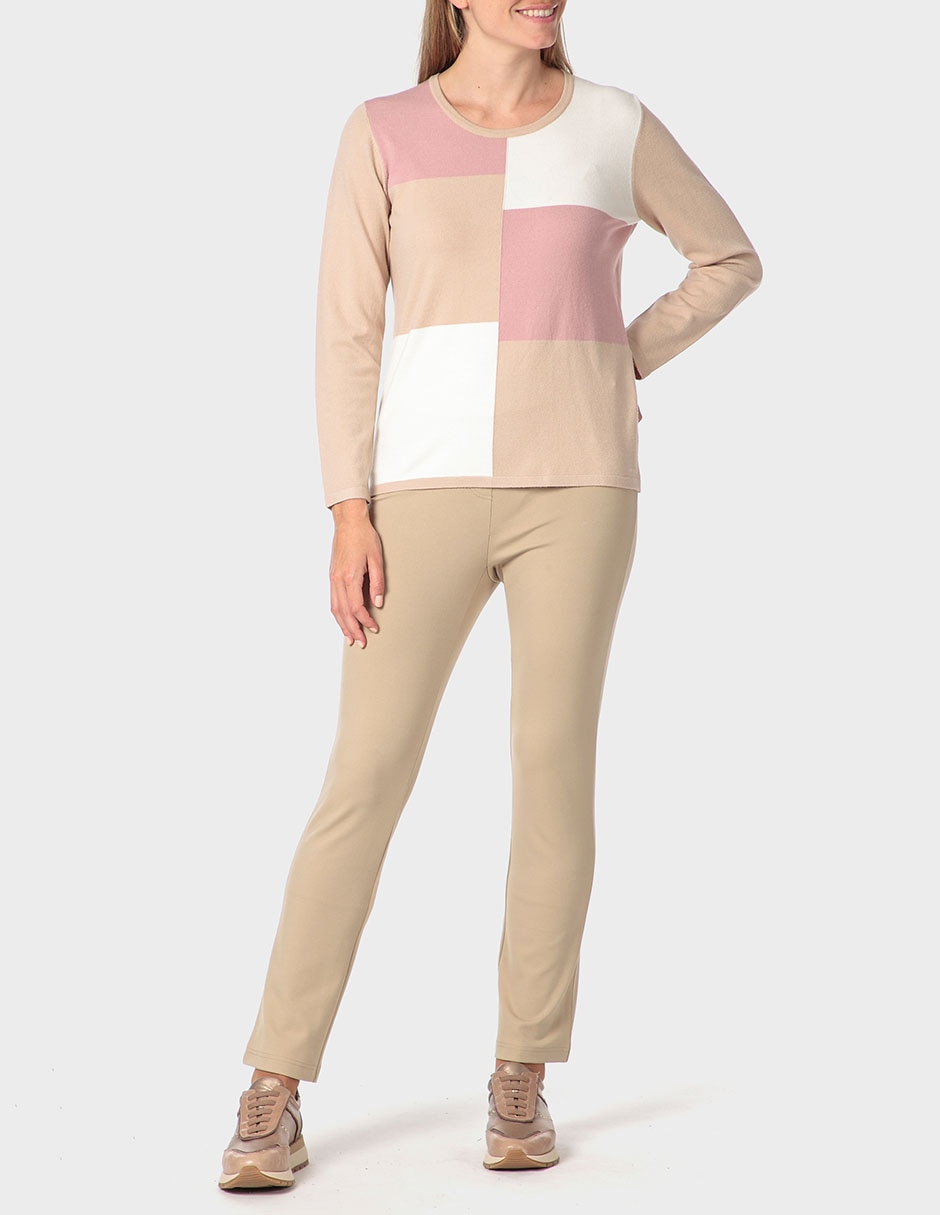 Suéter cuello redondo para mujer 3