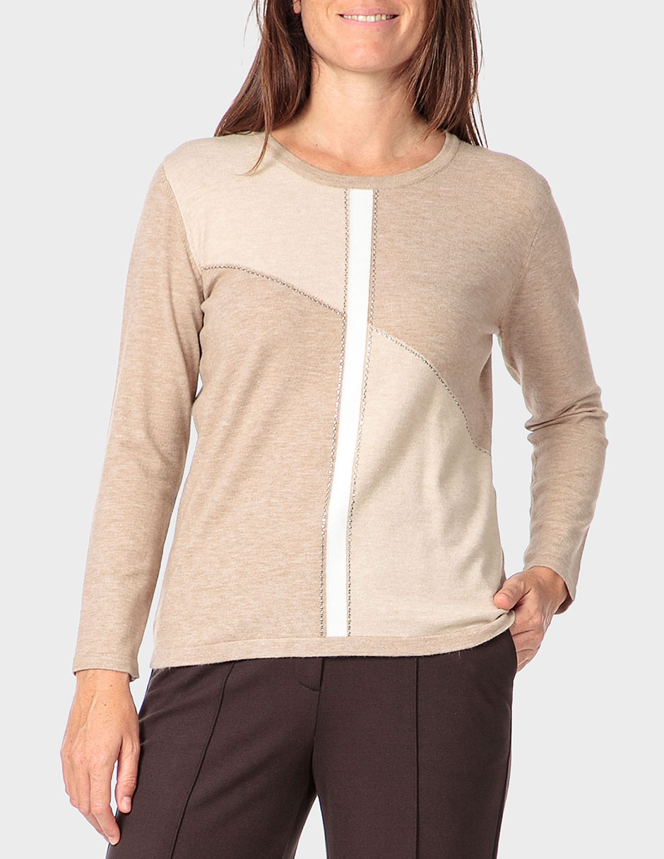 Suéter cuello redondo para mujer Suéter cuello redondo para mujer