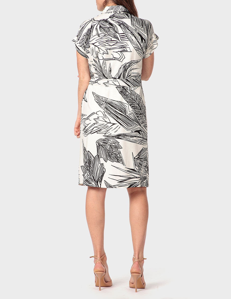 Vestido a la rodilla casual para mujer 2