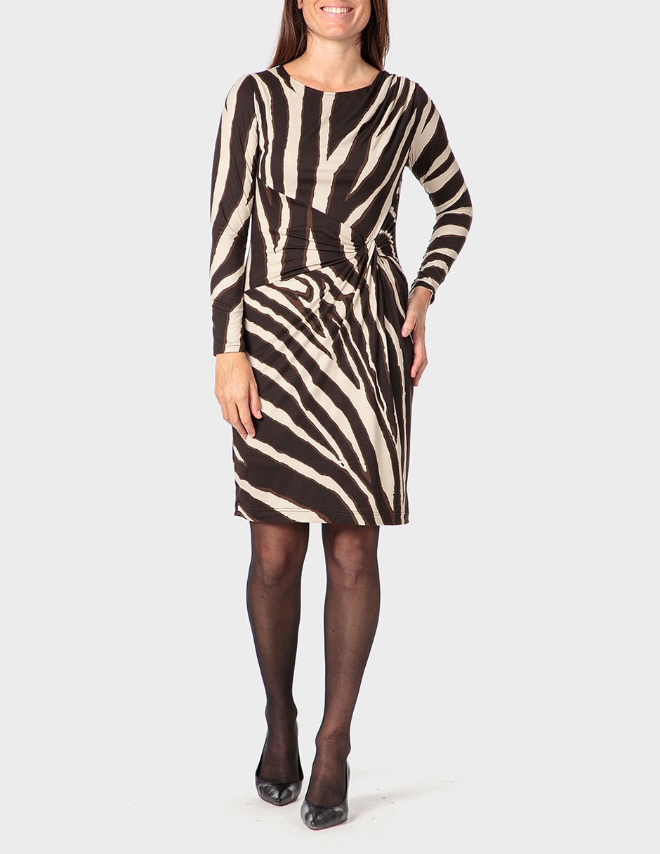Vestido a la rodilla casual para mujer