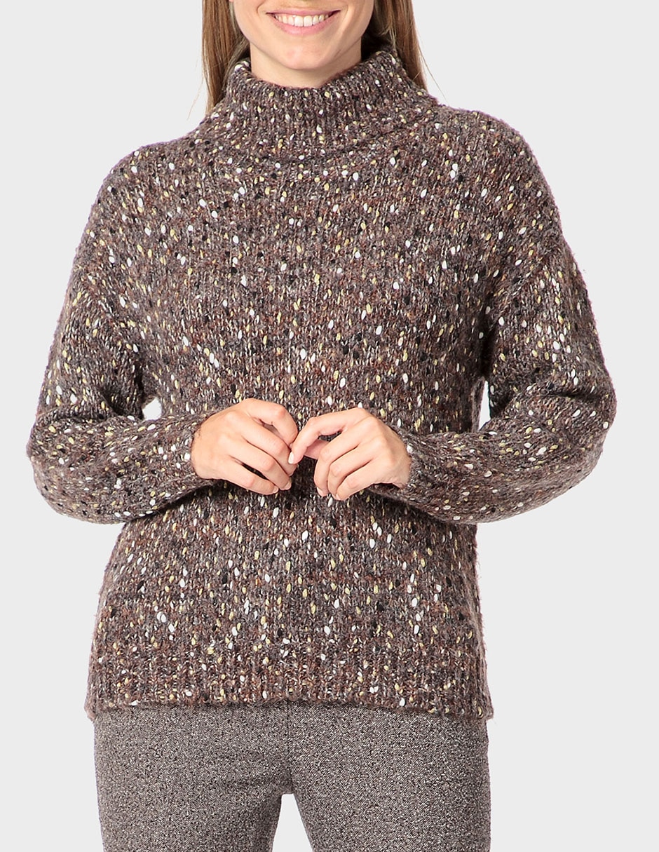 Suéter cuello alto para mujer Suéter cuello alto para mujer