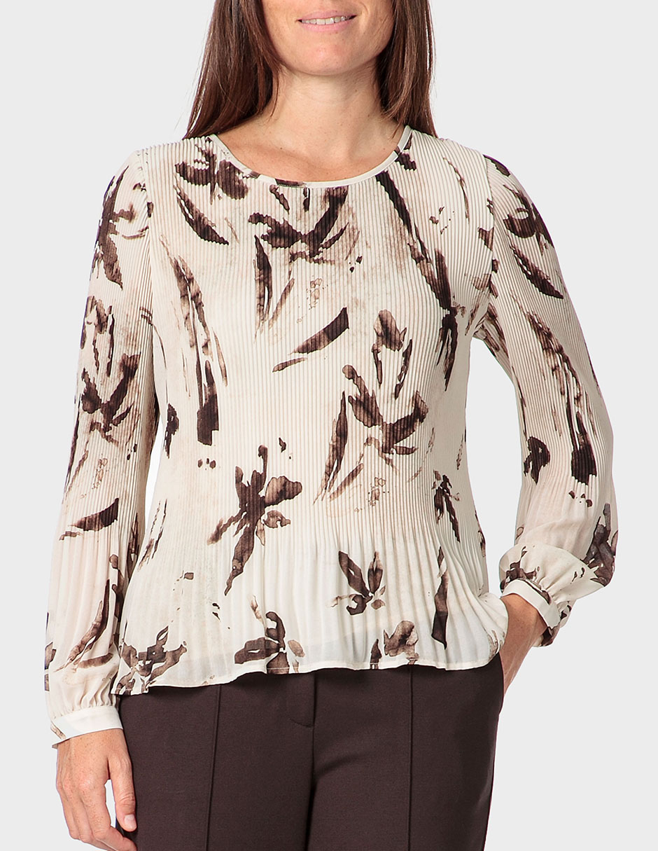 Blusa manga larga para mujer