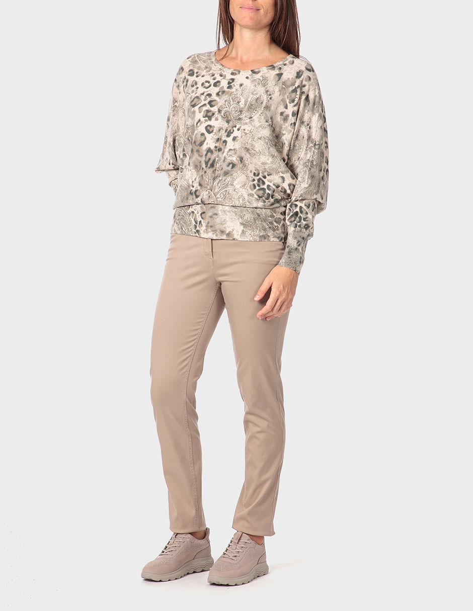 Suéter cuello redondo para mujer 3