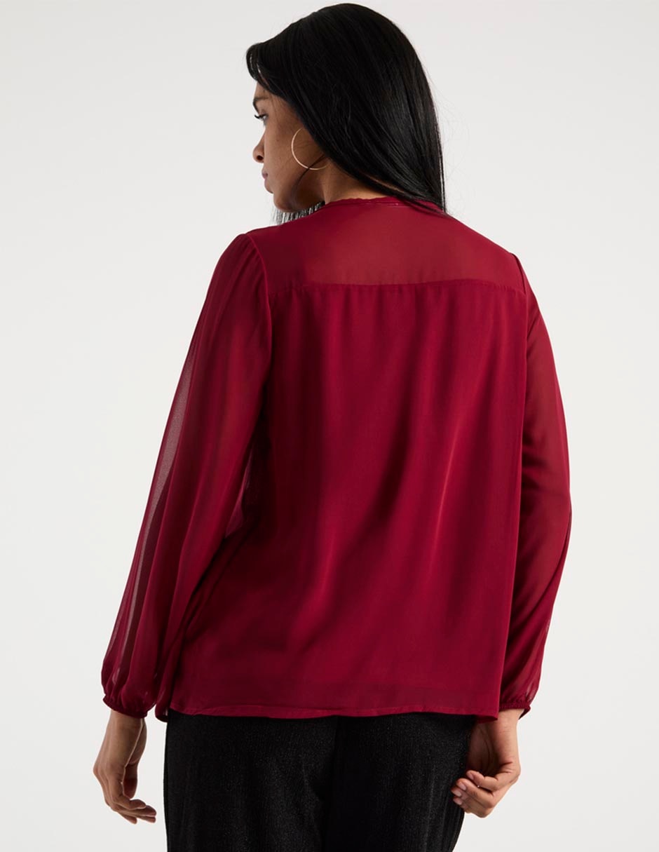 Blusa manga larga para mujer 2