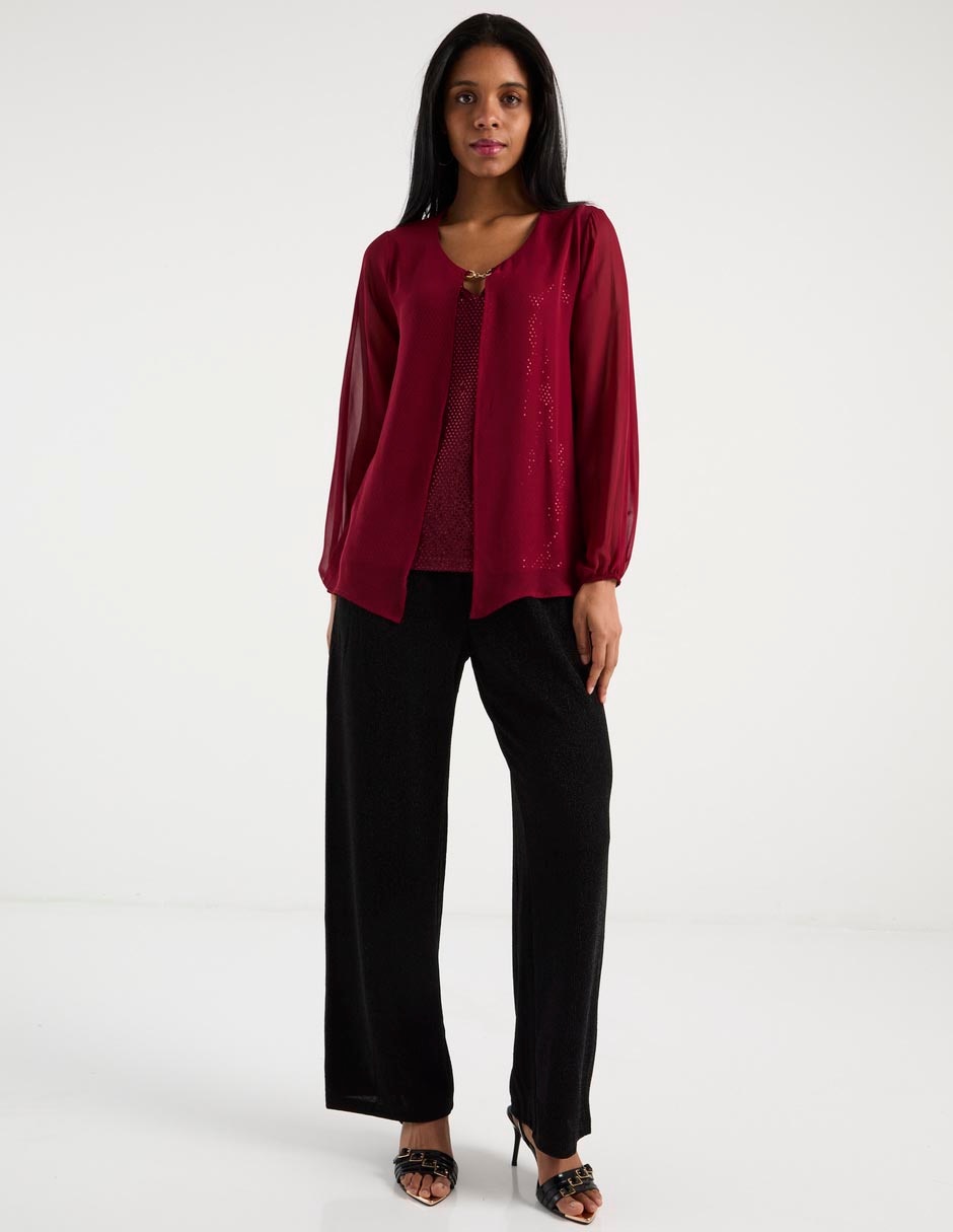 Blusa manga larga para mujer 3