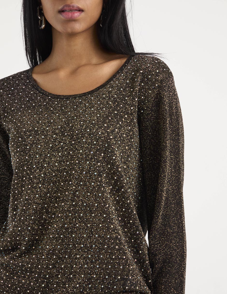 Suéter cuello redondo para mujer 4