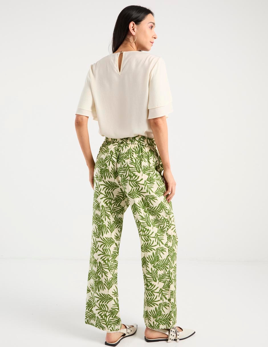 Pantalón relaxed amplio para mujer 2