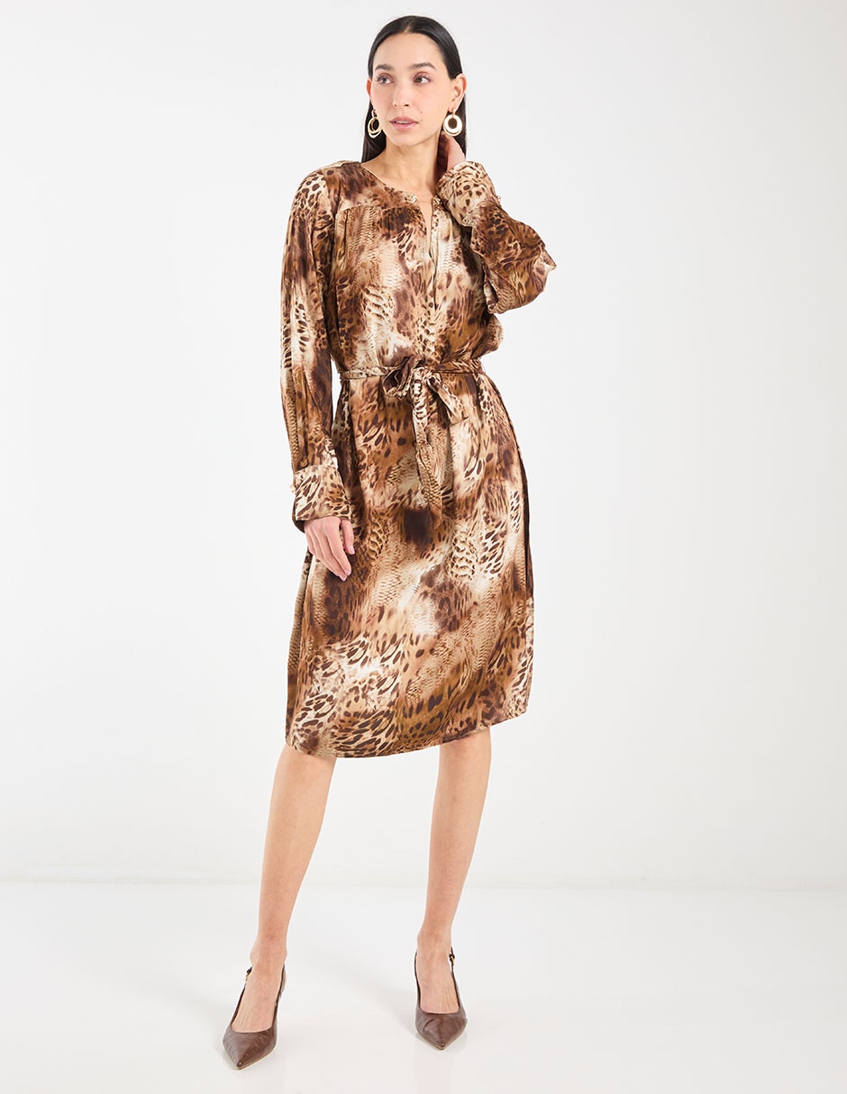 Vestido 3/4 casual para mujer 2