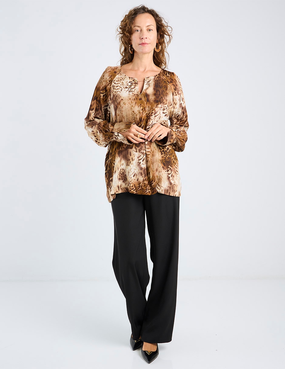 Blusa manga larga para mujer 2