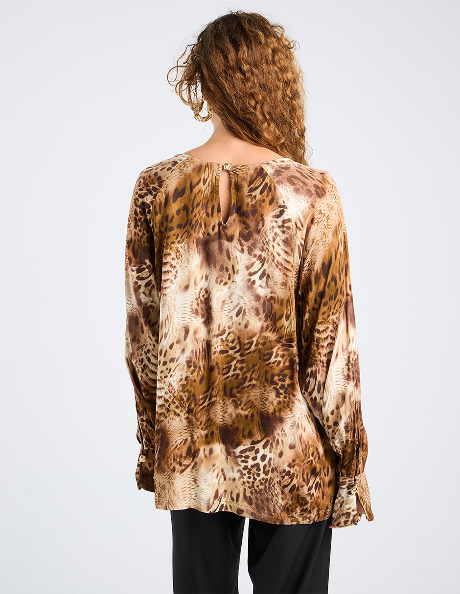 Blusa manga larga para mujer 6