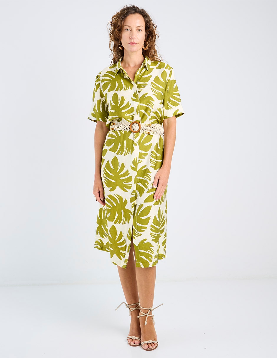 Vestido midi casual para mujer