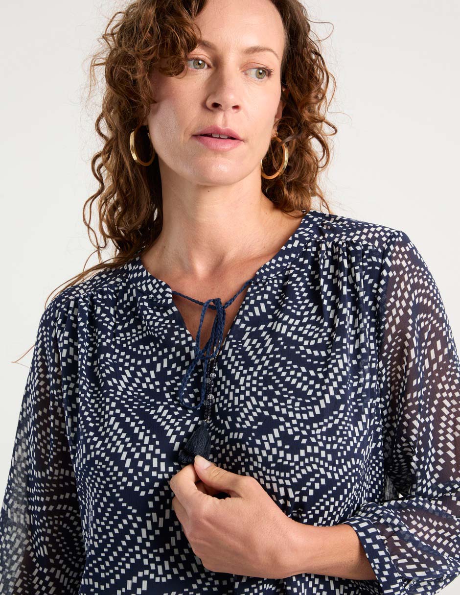 Blusa manga 3/4 para mujer 4