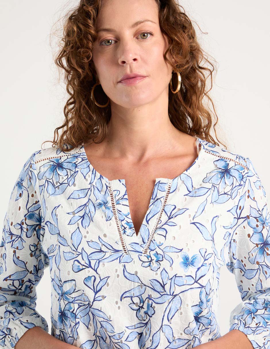 Blusa manga 3/4 para mujer 4
