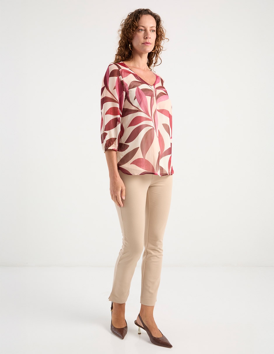 Blusa manga 3/4 para mujer 3
