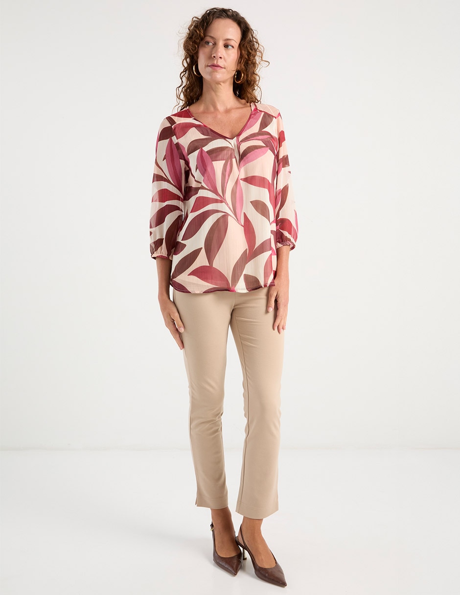 Pantalón de vestir slim para mujer