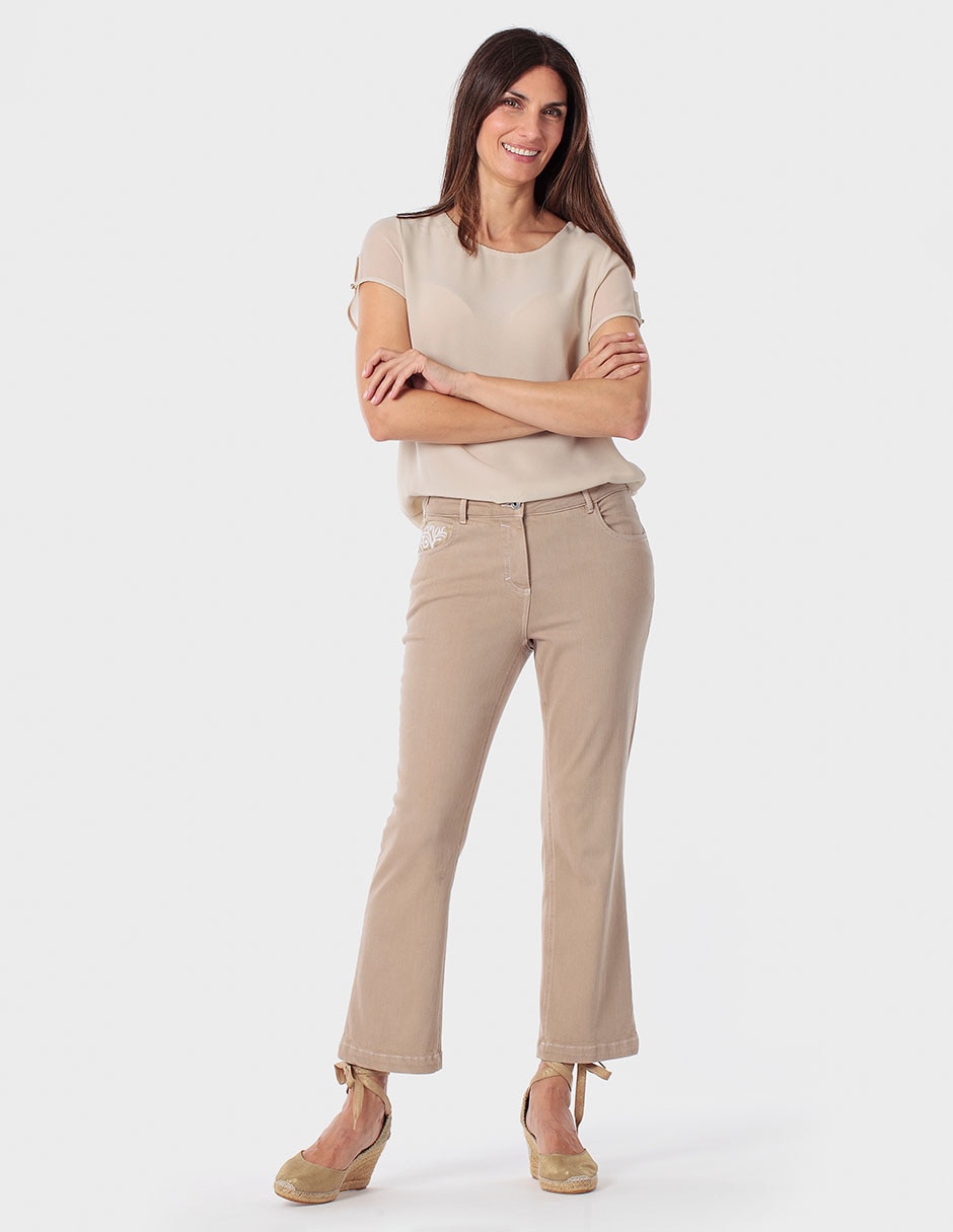 Blusa manga corta para mujer 3