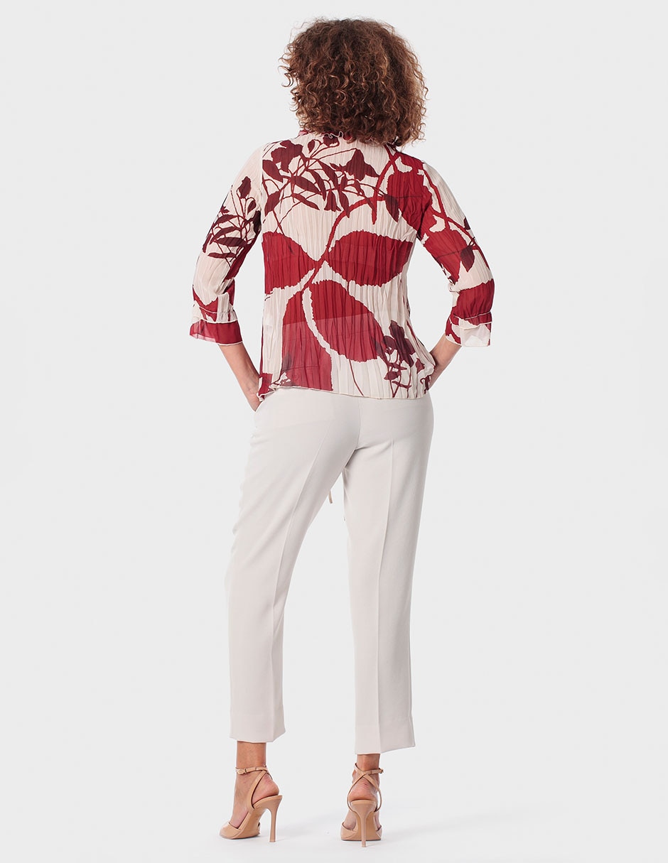 Pantalón capri straight para mujer 4