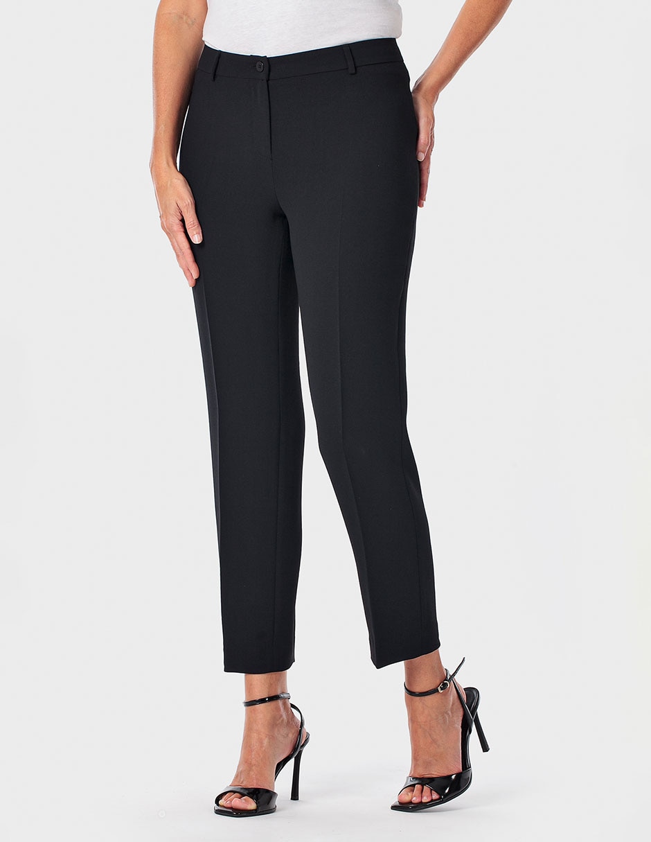 Pantalón de vestir slim para mujer