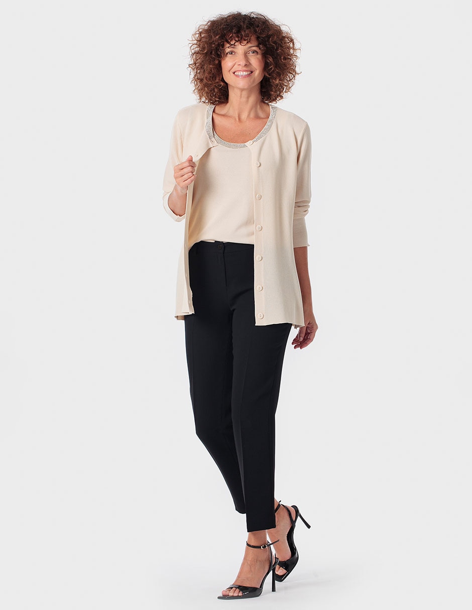 Pantalón de vestir slim para mujer 3
