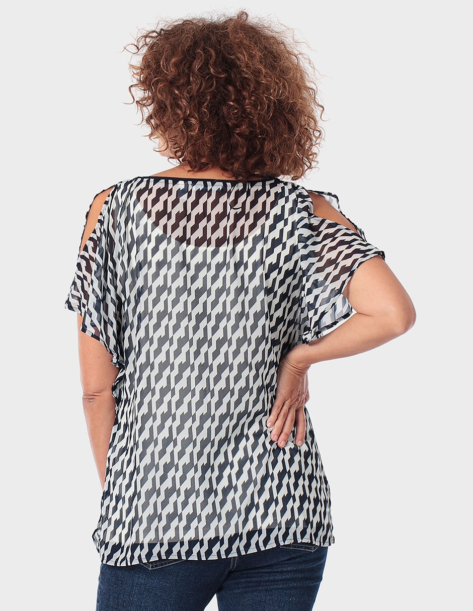 Blusa manga corta para mujer 2