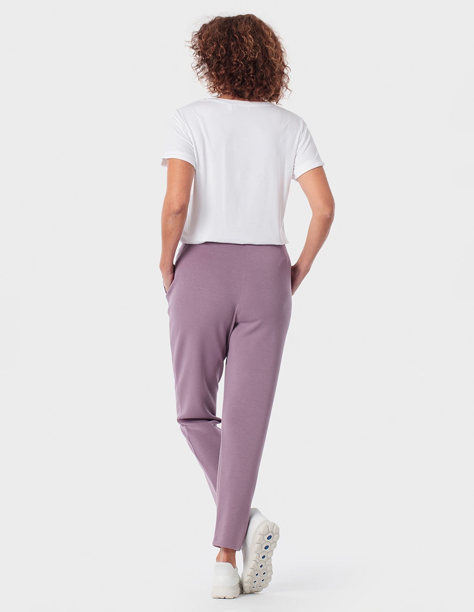 Pants slim con agujeta para mujer 4