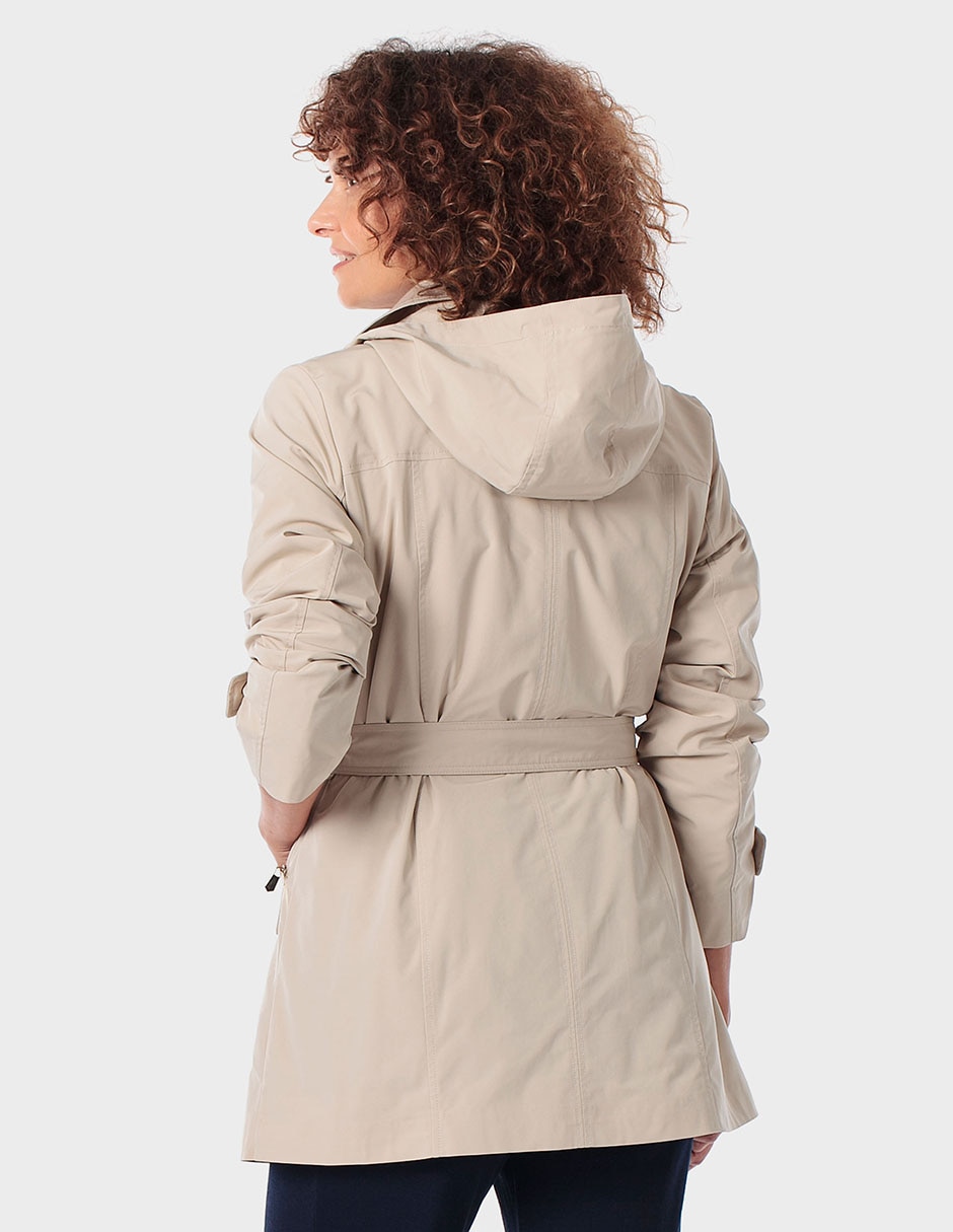 Gabardina con bolsillos para mujer 2