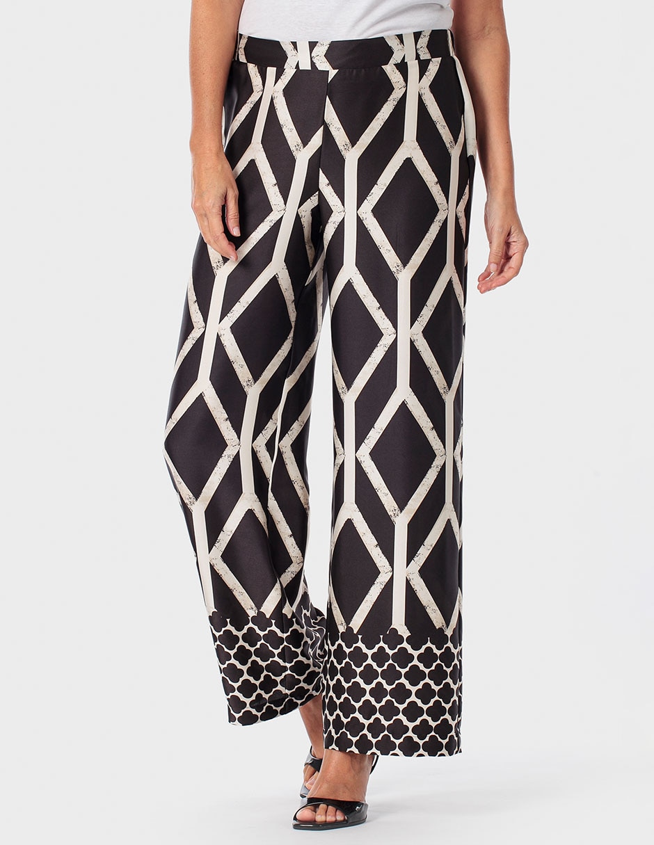 Pantalón relaxed amplio para mujer