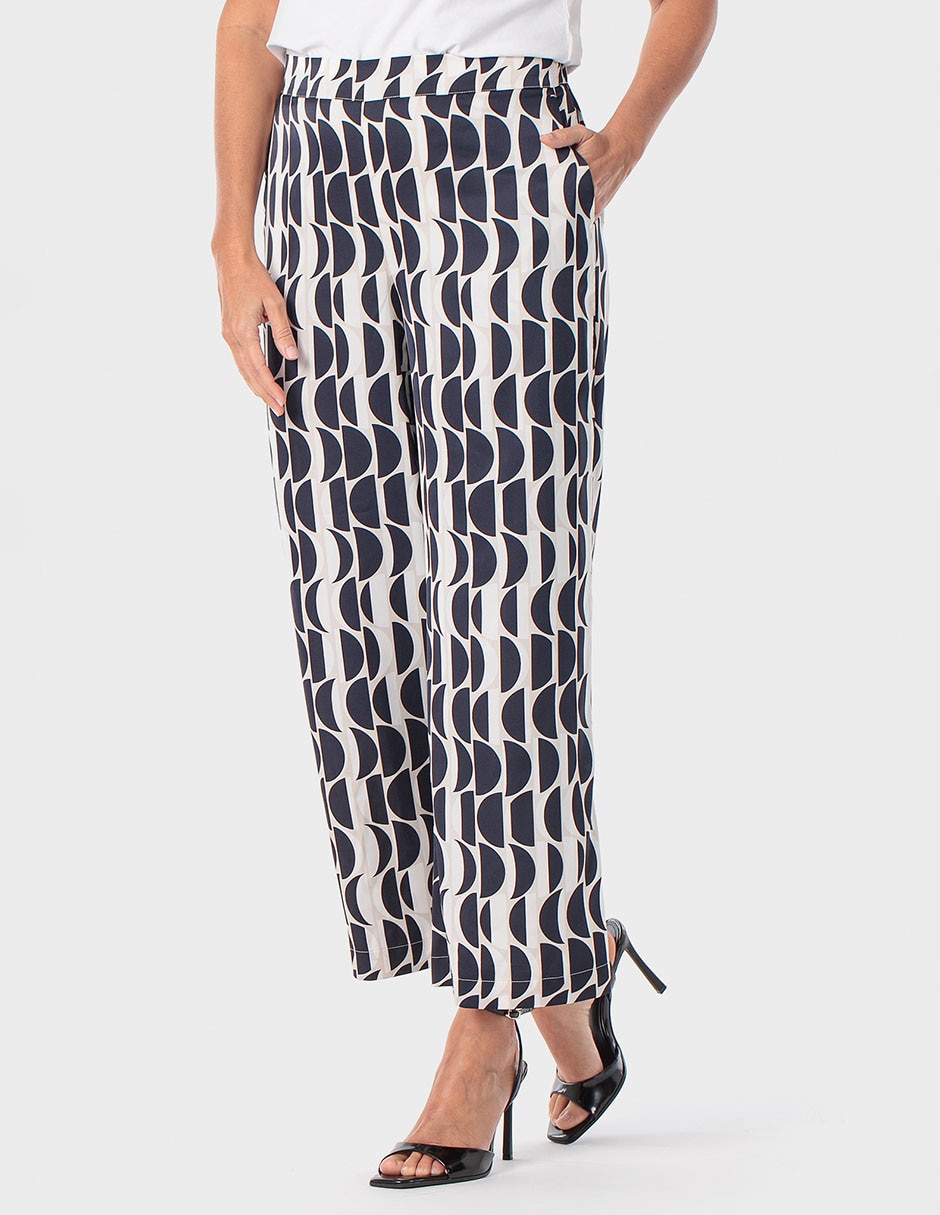 Pantalón relaxed amplio para mujer