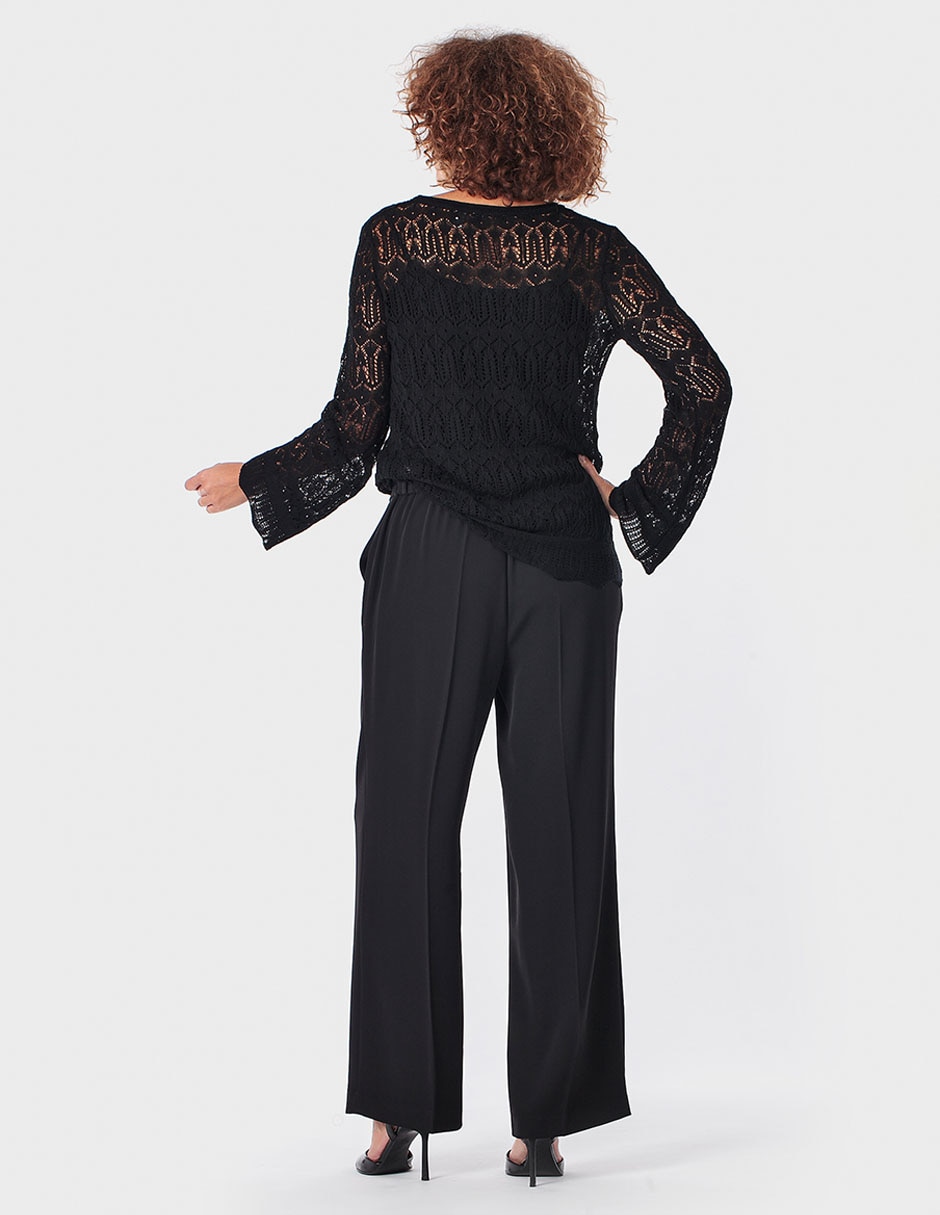 Pantalón relaxed amplio para mujer 4