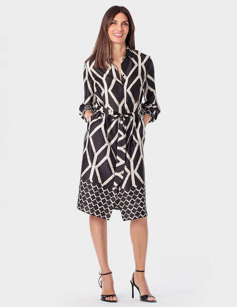 Vestido 3/4 casual para mujer