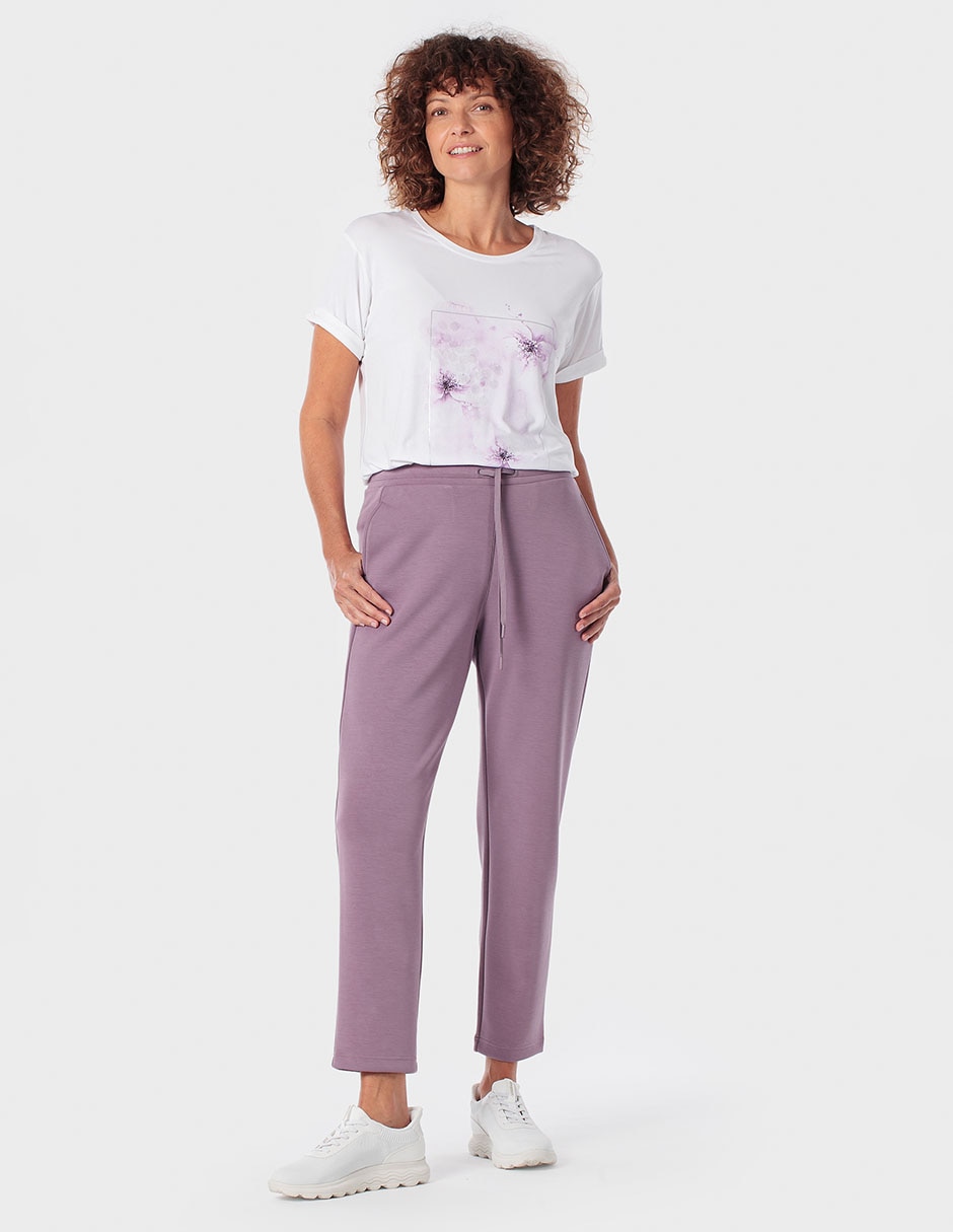 Playera manga corta cuello redondo para mujer 3